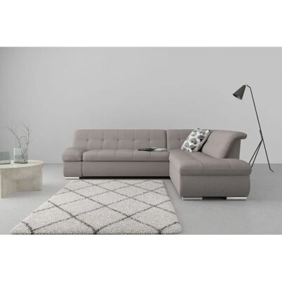 DOMO collection Mona L-Form Sofa - L-Form, Braun DOMO collection Mona L-Form Sofa - L-Form, Braun