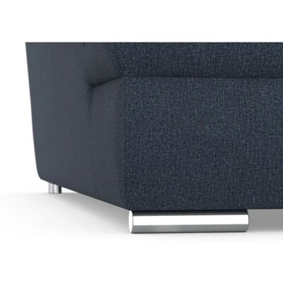 Domo Collection Mona L-Form Sofa - Modernes Blau-Graues Lounge Domo Collection Mona L-Form Sofa - Modernes Blau-Graues Lounge