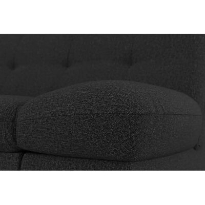 Domo Collection Mona L-Form Sofa - Polyester, Grau Domo Collection Mona L-Form Sofa - Polyester, Grau
