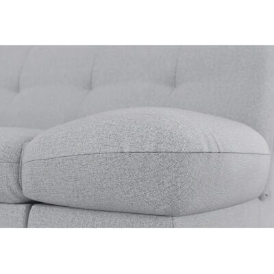 Domo Collection Mona L-Form Silber Ecksofa - Sofas Domo Collection Mona L-Form Silber Ecksofa - Sofas