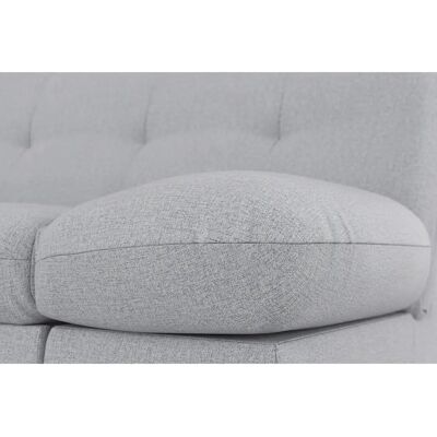 Domo Collection Mona L-Form Silber Sofa Domo Collection Mona L-Form Silber Sofa