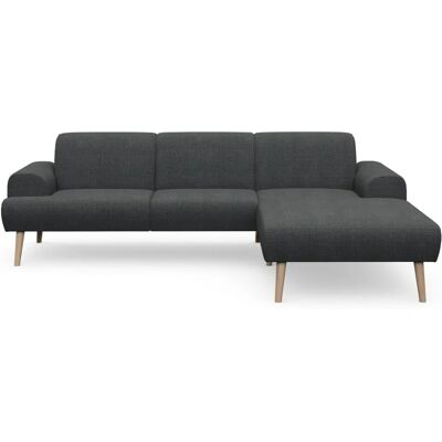 Andas Swift L-Form Couch - Recamiere rechts, Grau Andas Swift L-Form Couch - Recamiere rechts, Grau