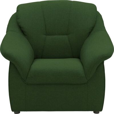 DOMO COLLECTION Faenza - Grün, 83x88x82 cm - Sessel DOMO COLLECTION Faenza - Grün, 83x88x82 cm - Sessel