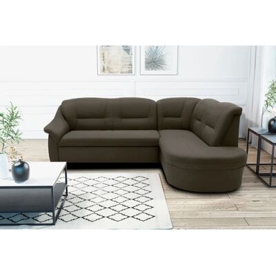 DOMO COLLECTION Faenza Ecksofa - Mikrofaser, Rechte Ottomane, Ohne Bettfunktion DOMO COLLECTION Faenza Ecksofa - Mikrofaser, Rechte Ottomane, Ohne Bettfunktion