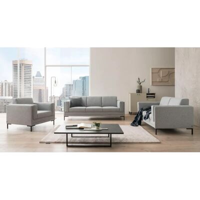 WOLFGANG JOOP LOOKS VII Silber 3-Sitzer Sofa - Sofa WOLFGANG JOOP LOOKS VII Silber 3-Sitzer Sofa - Sofa