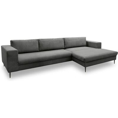 DOMO COLLECTION Modica L-Form Sofa - Modern, Grau DOMO COLLECTION Modica L-Form Sofa - Modern, Grau
