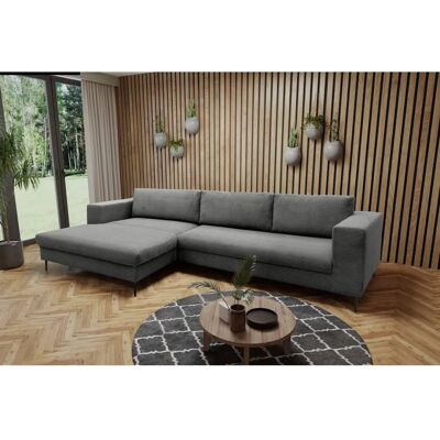 Domo Collection Modica L-Form Sofa - Modern, Grau, Recamiere links Domo Collection Modica L-Form Sofa - Modern, Grau, Recamiere links