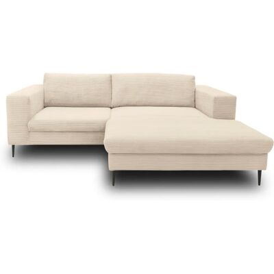 Domo collection Modica L-Form - Modernes Sofa mit rechter Recamière Domo collection Modica L-Form - Modernes Sofa mit rechter Recamière