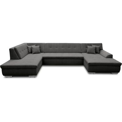 Domo Collection Treviso XXL Couch - Modernes Steppsofa für Wohnzimmer Domo Collection Treviso XXL Couch - Modernes Steppsofa für Wohnzimmer