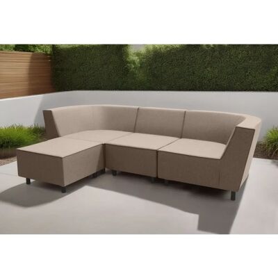 Domo Collection Sonna - Modulares Sofaelement mit Hocker Domo Collection Sonna - Modulares Sofaelement mit Hocker