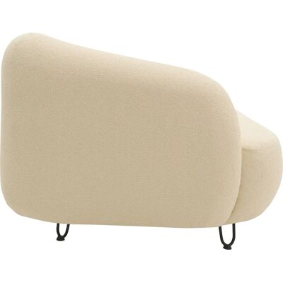 DOMO COLLECTION Poika - Faux Fur Bezug - 177x105x79cm - Recamiere DOMO COLLECTION Poika - Faux Fur Bezug - 177x105x79cm - Recamiere