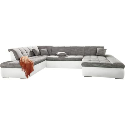 DOMO COLLECTION Moric Luxus - Modularsofa - Weiß DOMO COLLECTION Moric Luxus - Modularsofa - Weiß
