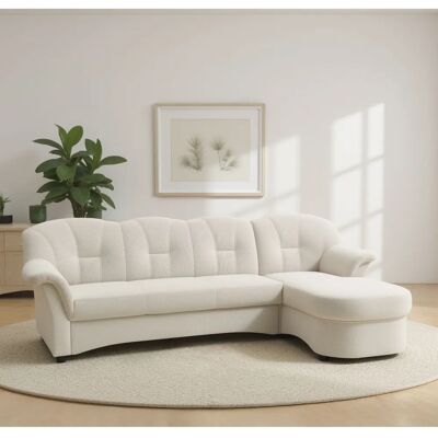 DOMO COLLECTION Flores L-Form Microfaser Sofa - Sofa DOMO COLLECTION Flores L-Form Microfaser Sofa - Sofa