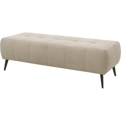 Domo collection Trento - Schaum, Stahlfüße, Taupe - Hocker Domo collection Trento - Schaum, Stahlfüße, Taupe - Hocker