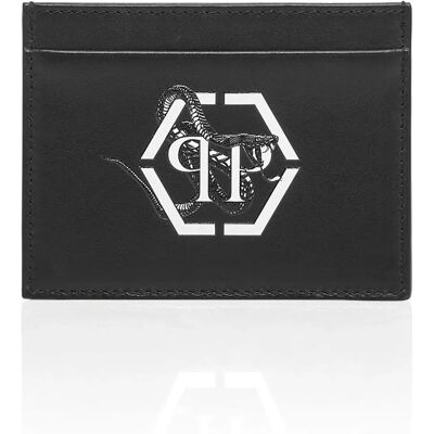 Philipp Plein Geldbörse Hexagon Schwarz - Portemonnaie Philipp Plein Geldbörse Hexagon Schwarz - Portemonnaie