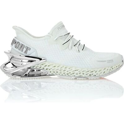 PLEIN SPORT Thunder Force Genx - Sneakers, Weiß, Leicht PLEIN SPORT Thunder Force Genx - Sneakers, Weiß, Leicht