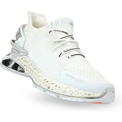 Plein Sport Thunder Force Genx Witte Sneakers - Schoenen Plein Sport Thunder Force Genx Witte Sneakers - Schoenen