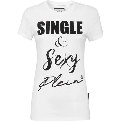 Philipp Plein L Weiß Baumwoll-T-Shirt - T-Shirt Philipp Plein L Weiß Baumwoll-T-Shirt - T-Shirt