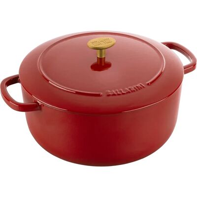 Olla de Hierro Fundido Ballarini Bellamonte - 5,5L Rojo Olla de Hierro Fundido Ballarini Bellamonte - 5,5L Rojo