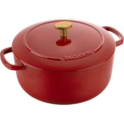 Olla de hierro fundido redonda Ballarini Bellamonte - 3 L, Rojo Olla de hierro fundido redonda Ballarini Bellamonte - 3 L, Rojo