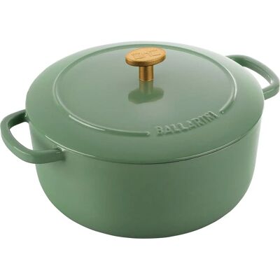Ballarini Bellamonte Gusseisen Topf - 3 L, Grün - Gusseisen Topf Ballarini Bellamonte Gusseisen Topf - 3 L, Grün - Gusseisen Topf
