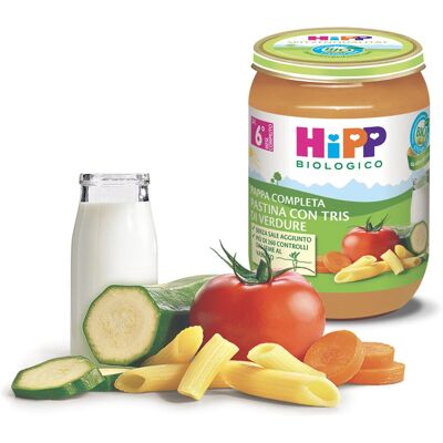 HiPP Cibo per Bebè Verdure - Tris di Verdure - Alimentazione Bebè HiPP Cibo per Bebè Verdure - Tris di Verdure - Alimentazione Bebè
