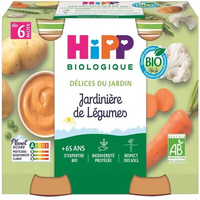 Purée de Légumes Bio pour Bébé - 2x190g - Publicité Purée de Légumes Bio pour Bébé - 2x190g - Publicité