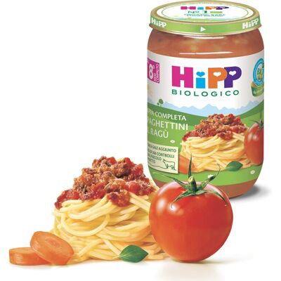 Pappa Bio per Bambini Hipp - 220g Spaghetti con Verdure e Manzo Pappa Bio per Bambini Hipp - 220g Spaghetti con Verdure e Manzo