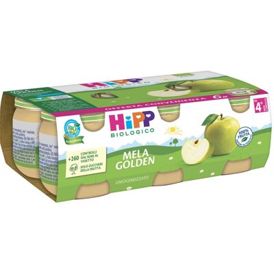 HiPP Biologico Mela Golden Cibo per Bebè - Baby Food HiPP Biologico Mela Golden Cibo per Bebè - Baby Food