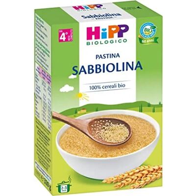 Hipp Biologico Pasta Baby Sabbiolina 320g - Pasta per bebè Hipp Biologico Pasta Baby Sabbiolina 320g - Pasta per bebè