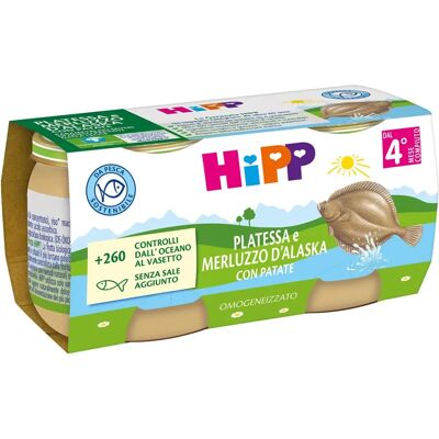 Alimento per bambini HiPP - Pesce e Patate Biologici - 80g Alimento per bambini HiPP - Pesce e Patate Biologici - 80g