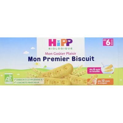 HiPP Mon Premier Biscuit - Casse-croûte bio pour bébé dès 6 mois - Publicité HiPP Mon Premier Biscuit - Casse-croûte bio pour bébé dès 6 mois - Publicité