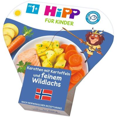 HiPP Salmón Salvaje Zanahorias Patatas Comida para Bebés - Baby Food HiPP Salmón Salvaje Zanahorias Patatas Comida para Bebés - Baby Food