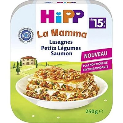 HiPP Lasagnes Aliment pour Bébé - Saumon & Légumes - 15M+ - Publicité HiPP Lasagnes Aliment pour Bébé - Saumon & Légumes - 15M+ - Publicité