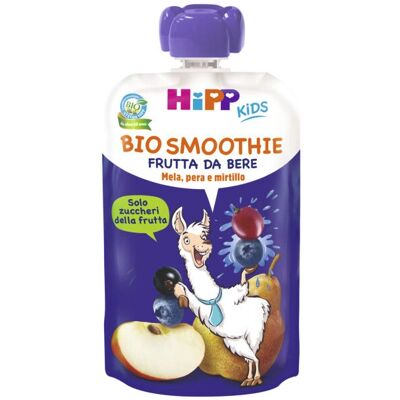 Smoothie per Bambini Hipp - Mela, Mirtillo, Pera - 120ml Smoothie per Bambini Hipp - Mela, Mirtillo, Pera - 120ml