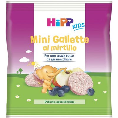 Hipp Gallette di Riso e Mirtilli per Bebè - Snack Baby Hipp Gallette di Riso e Mirtilli per Bebè - Snack Baby