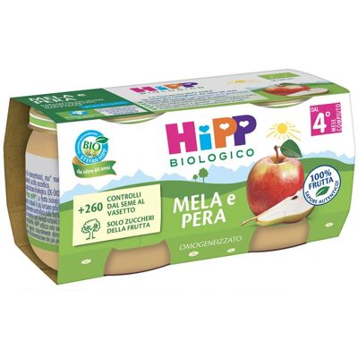 Alimento per bebé biologico mela e pera - Baby Food Alimento per bebé biologico mela e pera - Baby Food
