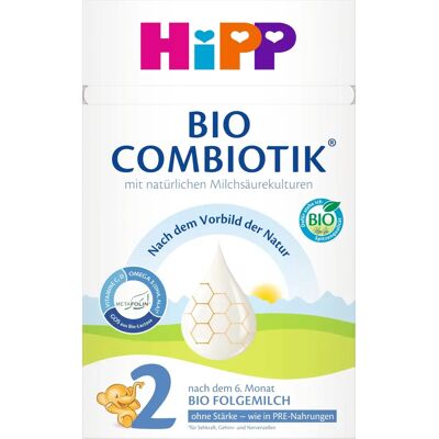 Hipp 2 Bio Combiotic Säuglingsnäring - Glutenfrei, Vegan, 600g Hipp 2 Bio Combiotic Säuglingsnäring - Glutenfrei, Vegan, 600g