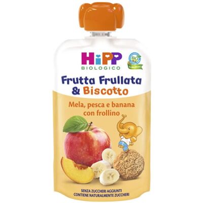 Alimenti per bebè Hipp - Purea di frutta biologica & Biscotto - 90ml Alimenti per bebè Hipp - Purea di frutta biologica & Biscotto - 90ml