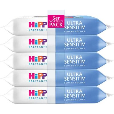 Hipp Babysanft Ultra Sensitive Dětské Ubrousky - Ubrousky pro děti Hipp Babysanft Ultra Sensitive Dětské Ubrousky - Ubrousky pro děti