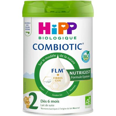 HiPP 2 Lait de Suite Bio Épaissi 800 g - Dès 6 mois - Publicité HiPP 2 Lait de Suite Bio Épaissi 800 g - Dès 6 mois - Publicité