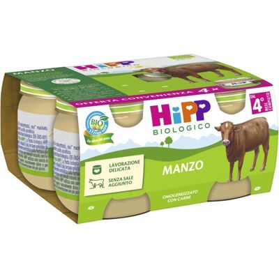 Hipp Bio Carne di Manzo Neonato - Cibo per bambini - 80g Hipp Bio Carne di Manzo Neonato - Cibo per bambini - 80g