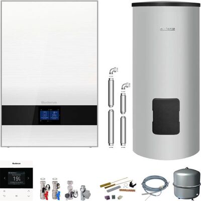 Buderus - Logaplus-W50 - 15kW - H-Gas - Gas-Brennwert-Paket Buderus - Logaplus-W50 - 15kW - H-Gas - Gas-Brennwert-Paket
