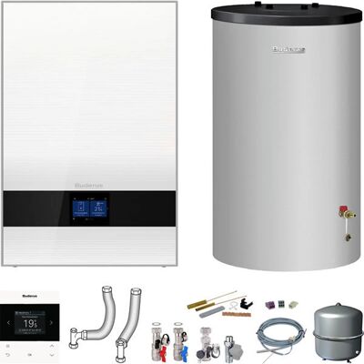 Buderus - Logaplus-W50 GB192i.2-25 - 25kW - H-Gas - Gasbrennwertkessel Buderus - Logaplus-W50 GB192i.2-25 - 25kW - H-Gas - Gasbrennwertkessel