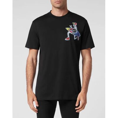 Philipp Plein 3XL Hawaii T-Shirt Zwart Philipp Plein 3XL Hawaii T-Shirt Zwart