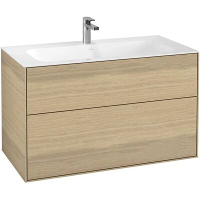 Villeroy & Boch Finion Armoire de salle de bain - Chêne, 2 tiroirs - Publicité Villeroy & Boch Finion Armoire de salle de bain - Chêne, 2 tiroirs - Publicité