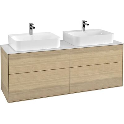 Villeroy & Boch Finion Waschtischunterschrank - Weiß Matt, 1600x603x501mm, für 2 Waschbecken Villeroy & Boch Finion Waschtischunterschrank - Weiß Matt, 1600x603x501mm, für 2 Waschbecken