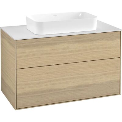 Villeroy & Boch Finion Gabinete de Baño - Roble, Soft-Close, LED Villeroy & Boch Finion Gabinete de Baño - Roble, Soft-Close, LED