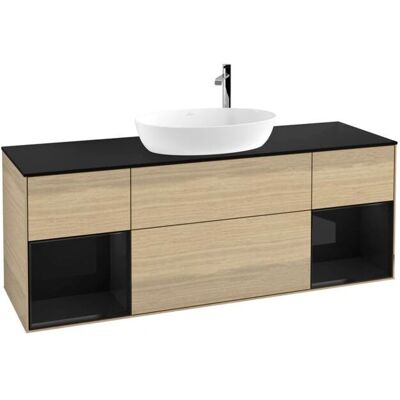 Villeroy und Boch Finion Meuble lavabo noir mat 160cm - Meuble de salle de bain - Publicité Villeroy und Boch Finion Meuble lavabo noir mat 160cm - Meuble de salle de bain - Publicité