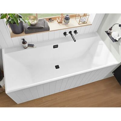 Villeroy & Boch Collaro Duo Rechteckbadewanne - Einbau - Schwarz Matt Villeroy & Boch Collaro Duo Rechteckbadewanne - Einbau - Schwarz Matt